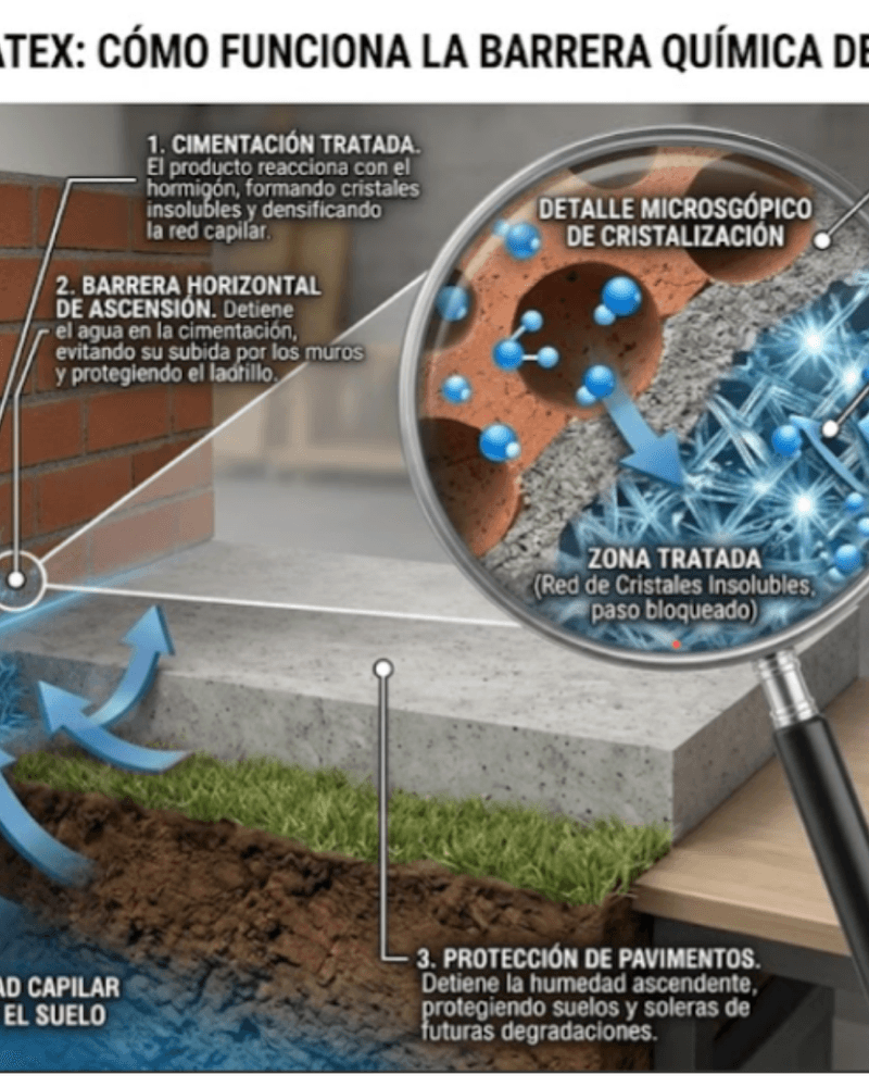 Barrera Química antihumedad - Inyección y Saturación